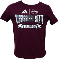 Adidas Youth 2023 Banner M Miss State Bulldogs Ribbon