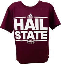 2023 Adidas Youth Hail State Bar Banner M Short Sleeve Tee