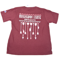 Champion Youth Bulldog Face With Arrows Short Sleeve Tee