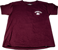 Image One Youth Mississippi State University Arch with Football Helmet Tee