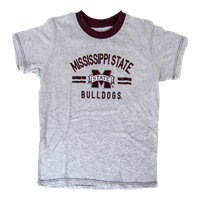 Blue 84 Mississippi State Bulldogs Ringer Tee