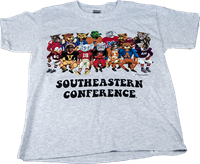 Youth Southeastern Conference with Mascots Tee