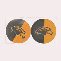 L2 Brands Black Gold Split Car Coaster