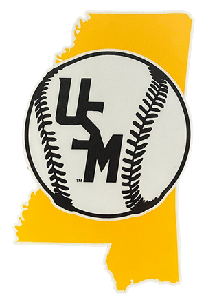 Mississippi Baseball Emblem Decal