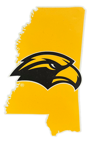 5" State Of MS New Eagle Decal