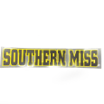 10" Southern Miss Decal