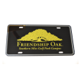 Laser Magic Friendship Oak License Plate