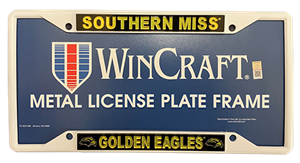 Southern Miss Golden Eagles Metal License Plate Frame