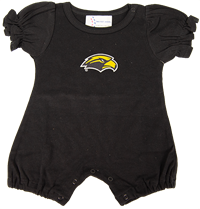 Two Feet Ahead Golden Eagle Ruffle Sleeve Romper