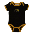 Two Feet Ahead Golden Eagle Head Baby Onesie