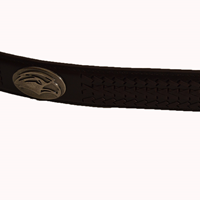 Divisions Of Zeppelin Leather Braid Belt