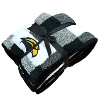 Eagle Head Black and White Pattern Blanket