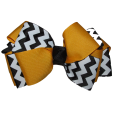 Ashley Chevron Loops Bow