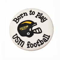 Wincraft Born To Play USM Football Button