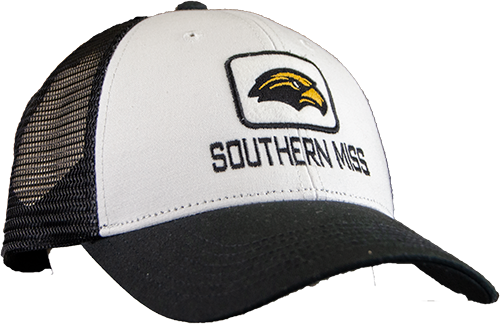 Legacy LPS Southern Miss Golden Eagle Head Square Patch Adjustable Trucker Cap (SKU 1395272380)