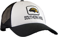 Legacy LPS Southern Miss Golden Eagle Head Square Patch Adjustable Trucker Cap