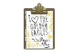 Legacy I Love The Golden Eagles Clipboard