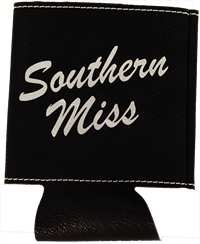 Timeless Etchings Southern Miss Script Coozie