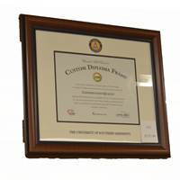 Church Hill #31 Brown Dimensions Frame With Textured Ivory