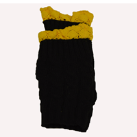Occasionally Made Knit Fingerless Gloves With Lace