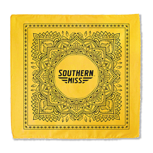 Jardine Southern Miss Helmet Bandanna Gold with Black