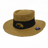 Logofit Gambler Golden Eagle Straw Hat