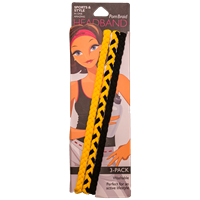 Pom Braid Headband 3-Pack