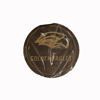MCM Brands Eagle Head Golden Eagles Wood Coaster