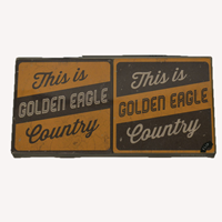 Legacy This Is Golden Eagle Country Coasters