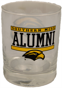 12 oz Southern Miss Alumni Glass