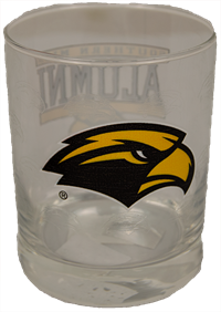 12 oz Southern Miss Alumni Glass