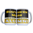 15 oz Southern MIss Golden Eagles Alumni Mug
