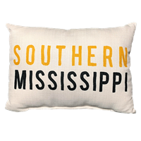 Southern Mississippi Linen Home Pillow