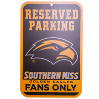 Reserved Parking - Golden Eagles Fans Only Sign