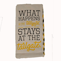 Occasionally Made Stays At Tailgate Towel