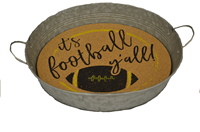 'It's Football Y'all" Tin Home Trinket Tray