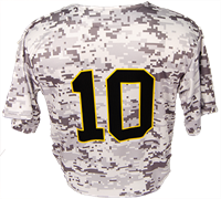 Digital FF Eagles 10 Button Baseball Jersey