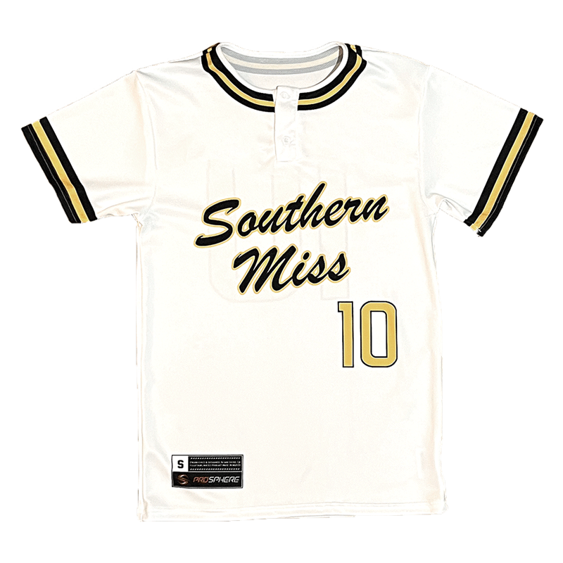 Southern Miss Short Sleeve #10 V-Neck Jersey (SKU 1390212487)