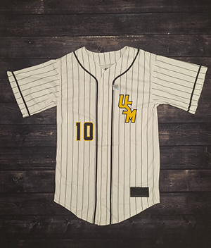 Teamwork USM Pinstripe Baseball Jersey