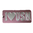 I Heart USM Keychain