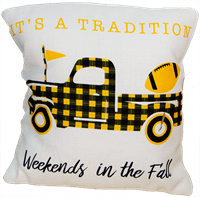 Lucky Bird "Weekends in the Fall" Pillow