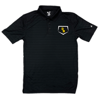 Badger Men's Home Plate Cross Tech Polo