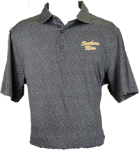 Cutter & Buck Pike Micro Floral Southern Miss Script Polo