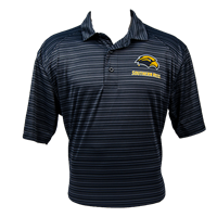 Badger Eagel Head Southern Miss Striped Short Sleeve Polo