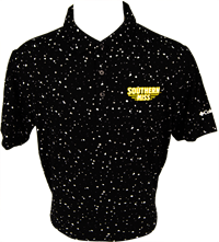 Columbia Southern Miss Windy Path Gravel Pattern Short Sleeve Polo