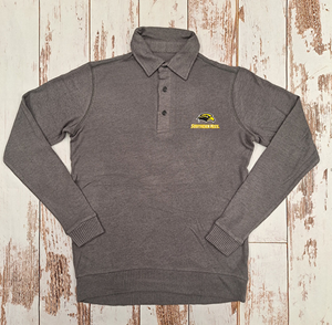 Boxercraft Eagle Head Sweatshirt Material Long Sleeve Polo