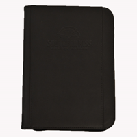 Black Student Zipper Folder