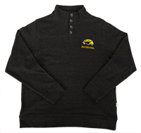 Boxercraft Southern Miss with Golden Eagle Head 1/4 Button French Terry Pullover