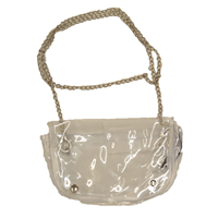 Clear Crossbody Waist Pack With Chain Strap