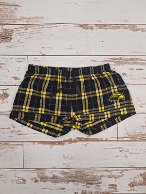 Boxercraft Plaid Eagle Head Flannel Pajama Shorts